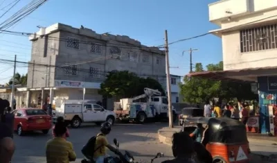 Lugar donde ocurrió el fatal accidente. 