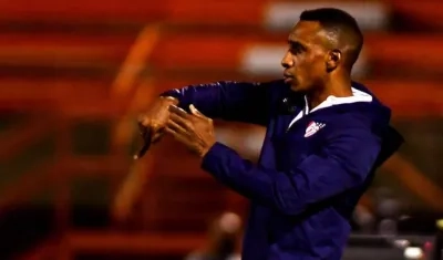 El técnico de Junior, Luis Amaranto Perea.