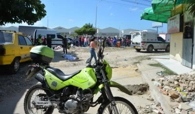 El presunto delincuente murió en el mismo lugar de los hechos. 