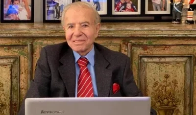 El expresidente de Argentina Carlos Menem.