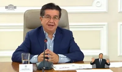 Ministro de Salud, Fernando Ruíz.