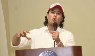 Nicolás Petro, diputado del Atlántico. 