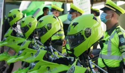 Policía de Tránsito de Barranquilla.