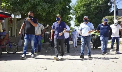 El Alcalde de Barranquilla, Jaime Pumarejo.