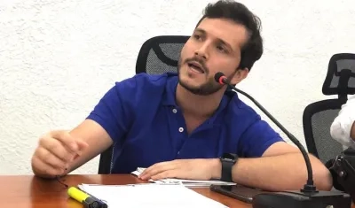 Samir Radi Chemás, presidente del Concejo de Barranquilla 2021.