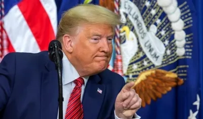 El presidente estadounidense saliente, Donald Trump.