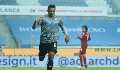 Luis Fernando Muriel celebra su tanto. 