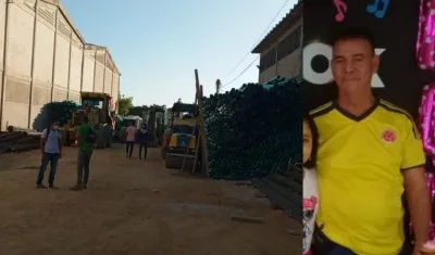  Vicente José Obeso Orozco cuidaba estos materiales de construcción. cuando fue asesinado. 