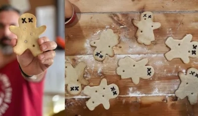 Las galletas que crearon.