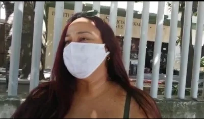 Milena Obeso, sobrina de la víctima.