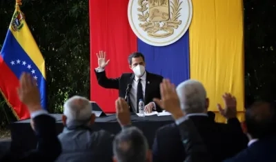 El líder opositor venezolano Juan Guaidó.