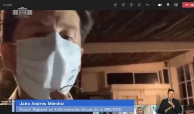 El asesor regional en enfermedades virales, Jairo Andrés Méndez.