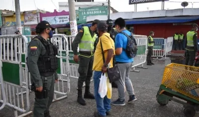 Operativos de control en el Mercado de Bazurto. 