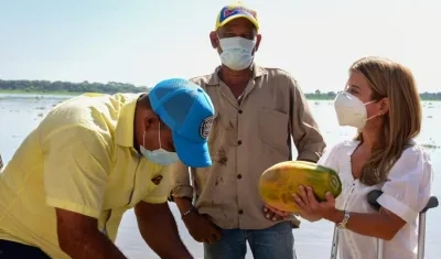 La Gobernadora del Atlántico, Elsa Noguera.