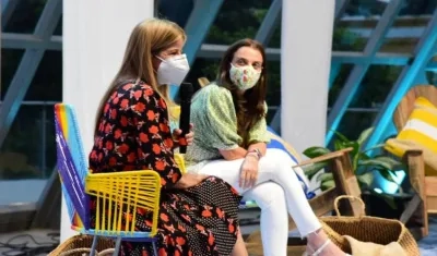 Gobernadora Elsa Noguera y Ministra Karen Abudinen.