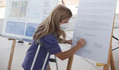 La Gobernadora del Atlántico, Elsa Noguera.