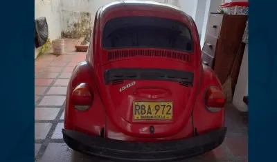 El vehículo verdadero cuya matrícula fue clonada.