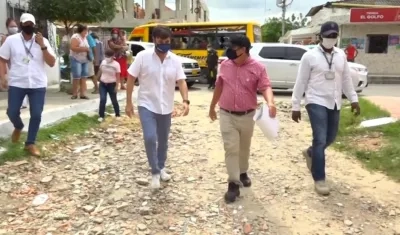 El Alcalde de Barranquilla, Jaime Pumarejo.