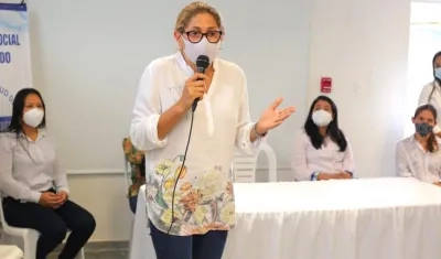 Alma Solano, Secretaria de Salud del Atlántico.