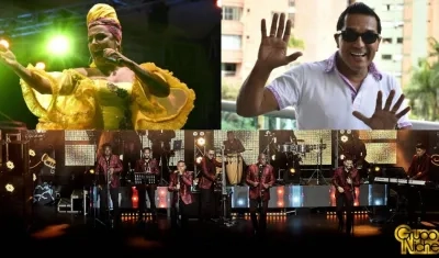 Maía, Checo Acosta y el Grupo Niche.