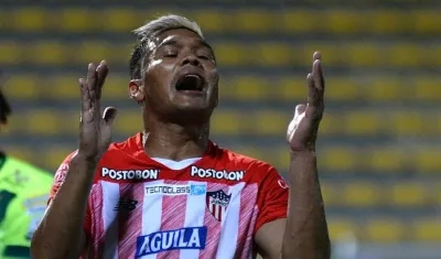 Teófilo Gutiérrez, delantero de Junior. 