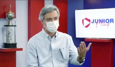 Alejandro Arteta, presidente de Junior. 