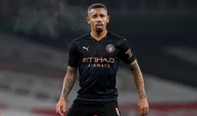 Gabriel Jesús, delantero del Manchester City. 