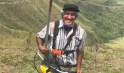 El exguerrillero Manuel Alonso.