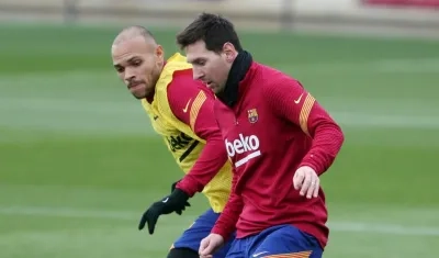 Lionel Messi, delantero argentino. 