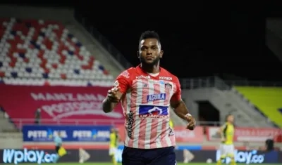 El delantero Miguel Ángel Borja.