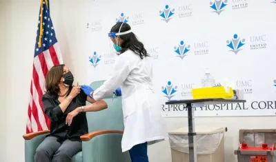 La vicepresidenta electa de Estados Unidos, Kamala Harris.