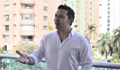 El presidente del Concejo, Juan Camilo Fuentes Pumarejo