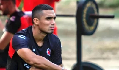 Mauro Manotas, delantero de Sabanalarga. 