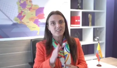 La Ministra de las TIC, Karen Abudinen.