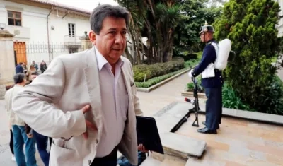 Diógenes Orjuela, presidente de la Central Unitaria de Trabajadores.