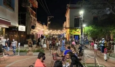 Festejos en Santa Marta.
