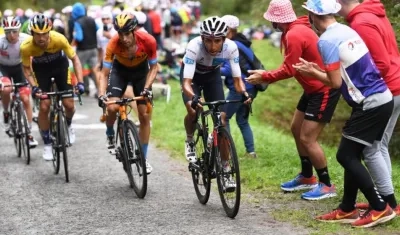 El colombiano Egan Bernal.