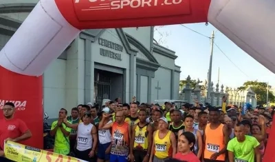 Punto de partida de la carrera San Silvestre ‘Rafael Guzmán’ de Chiquinquirá.