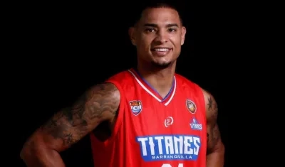 Jonathan Rodríguez, jugador de Titanes. 