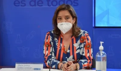 María Andrea Godoy Casadiego, Viceministra de Protección Social.