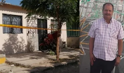 Salomón Porras González fue asesinado en la casa donde vivía alquilado. 