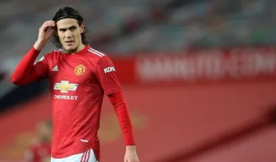 Edison Cavani, delantero uruguayo. 