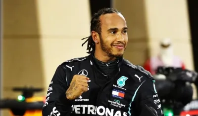 Lewis Hamilton, piloto británico. 
