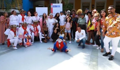 Participantes del Encuentro de comedias.