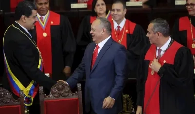 Nicolás Maduro y Diosdado Cabello.