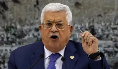 El presidente palestino, Mahmud Abás.