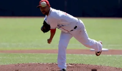 Davis Romero, lanzador de Panamá. 