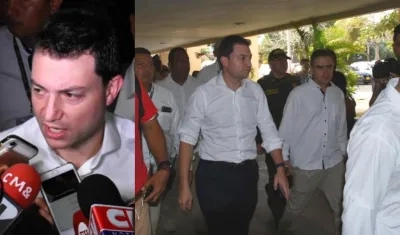 Carlos Felipe Córdoba,Contralor General de la República en el Hospital CARI.