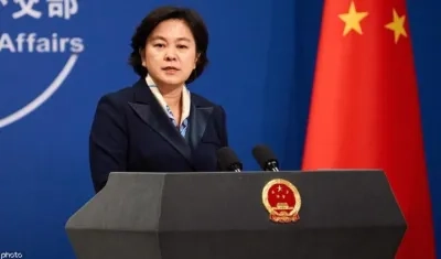 La Ministra de Asuntos Exteriores, Hua Chunying.