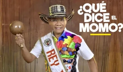 Alcides Romero, Rey Momo del Carnaval de Barranquilla 2020.
